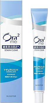 オーラツーミー ステインクリア ペースト ナチュラルミント 130g Amazon.co.jp: Ora2(オーラツー) オーラツーミー ステインクリア